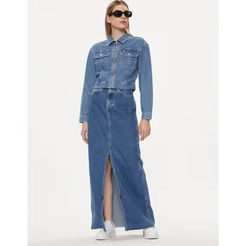 Pánská větrovka Tommy Jeans Jeansová bunda Claire DW0DW17656 Modrá Regular Fit S