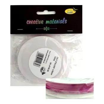 Set školních potřeb Drut stalowy 0.3mm duża szpula 100mb j.różowy