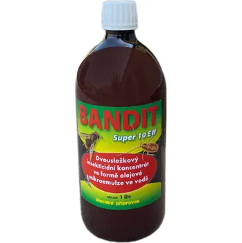 Odpuzovač zvířat AGROCHEMA Bandit Super 10 EW 1 l insekticid pro hubení obtížného hmyzu a skladištních škůdců