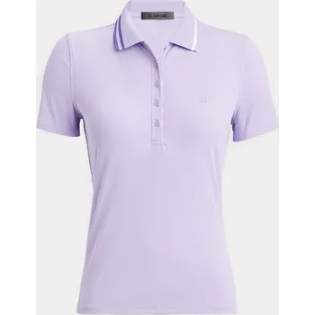 G/FORE W polo Ribbed Tech - světle fialové: Dámské XL