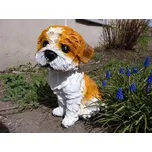 Shih-tzu hnědobílý polyston