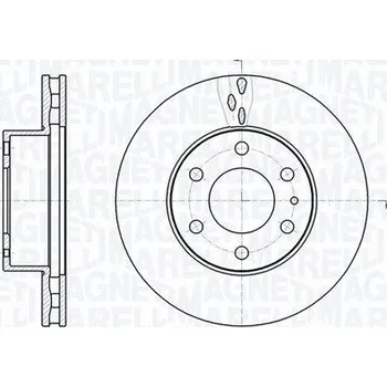 Brzdový kotouč Brzdový kotouč MAGNETI MARELLI 361302040482