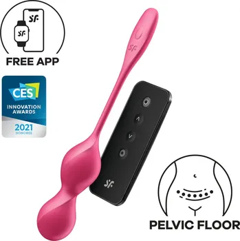 Vibrační kuličky SATISFYER Love Birds 2 Connect App růžové - s kupónem KUP15 cena 1334 Kč + extra diskrétní expedice