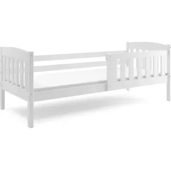 Postel BMS GROUP Dětská postel Kubus - 1 osoba, 90x200 bez úložného prostoru, bez matrace – Bílá