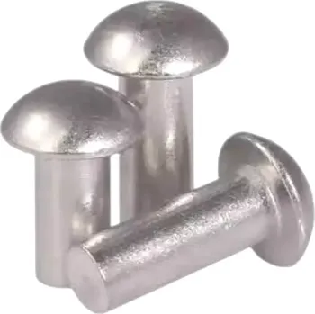 Nýt Hliníkový nýt 2x12 mm s půlkulatou hlavou, DIN 660