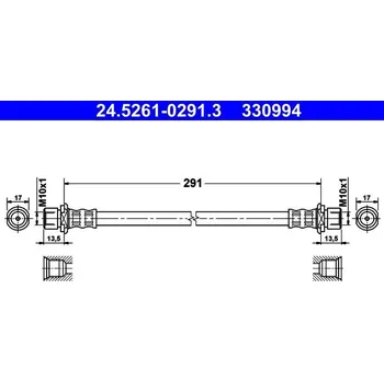 Brzdová hadice Brzdová hadice ATE 24.5261-0291.3