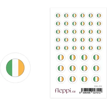 samolepka Fleppi Samolepky vlajky státu - Irsko