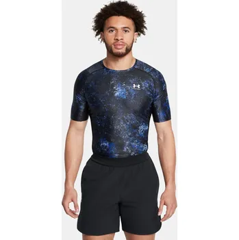 Pánské funkční tričko Under Armour UA HG IsoChill Prtd SS-BLU - modrá Velikost: L