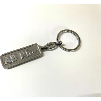 Přívěsek klíčenka krevní skupina AB Rh-