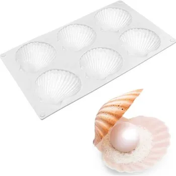 Nádoba na pečení Silikonová forma lastura 29x17,5 cm - Cakesicq