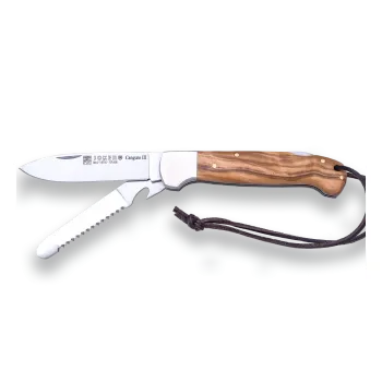 lovecký nůž nůž Joker NO 136 nůž/pilka, 8,5cm ostří, oliva