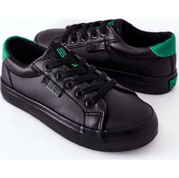 Chlapecké tenisky Dětské Kožené Tenisky BIG STAR DD374134 Barva: Černá, Velikost: 32