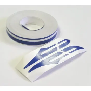 Samolepicí dekorace na vozidlo Samolepka proužek modrá