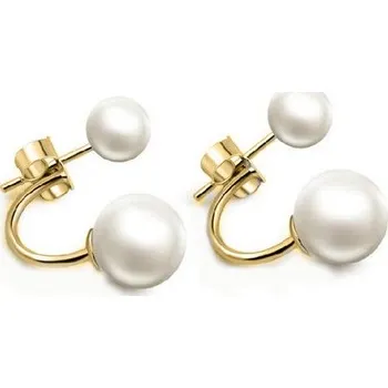 Náušnice Prosperk Náušnice ocelové pecky oboustranné perličky S5221