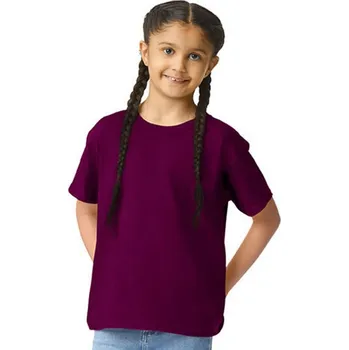 Chlapecké tričko Gildan Dětské triko G64000K Maroon M (116/134)