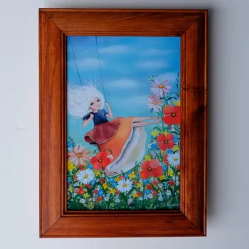 Panenka Zuzana Honsová S hlavou v oblacích 28 x 38 cm