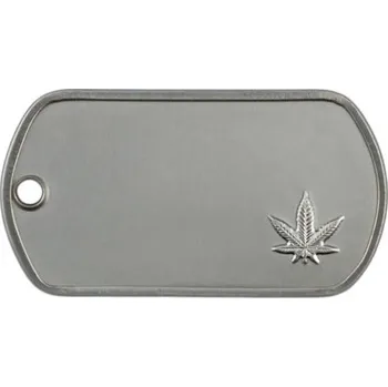 psí známka Identifikační známka Dog Tag Weed - Ražba