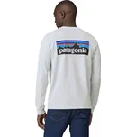 Tričko Patagonia M's L/S P-6 Logo Responsibili-Tee white XL 2025 - Odesíláme do 24 hodin