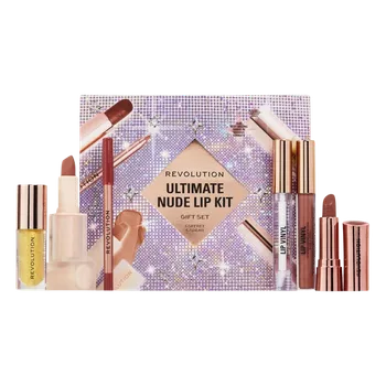 Kosmetická sada REVOLUTION Ultimate Nude Lip Kit dárková sada