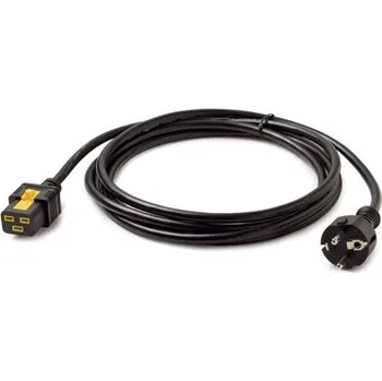 KVM přepínač APC Power Cord, Locking C19 to CEE/7 Schuko, 3.0m (C19/CEE 7/7)