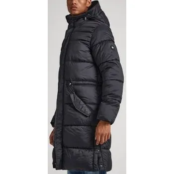 Pepe Jeans Bunda pro přechodné období PM402842 999 Černá Parka Fit M