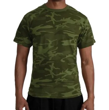 Pánské tričko Pánské tričko Rothco, Green Camo, XL