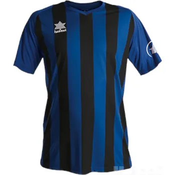 Dres LUANVI NEW LISTADA, barva 0014 modrá - černá, velikost S