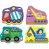 puzzle pro nejmenší Trefl Baby Puzzle Vozidla na stavbě 4v1 3/4/5/6 dílků