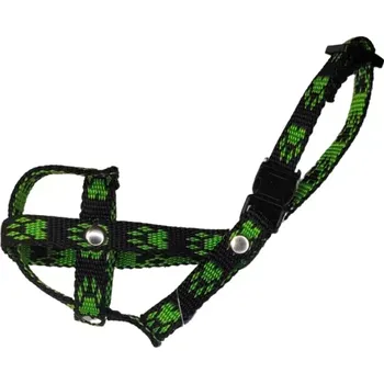 Náhubek pro psa Palkar nylonový náhubek pro psy vel. 0 12 cm x 3 cm černo-zelená