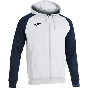 Pánská mikina Mikina JOMA ACADEMY IV, barva bílá - tmavě modrá, velikost 3XL