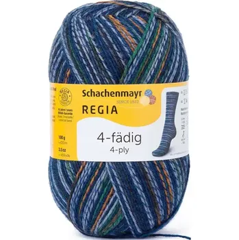 Příze Regia 4-Ply Color 3731 Beduine (Ponožková příze Regia Sahara color 4-Ply 3731 Beduine)