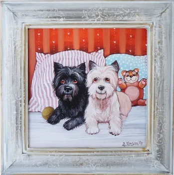 Pánev Zuzana Honsová Black and White 28 x 28 cm