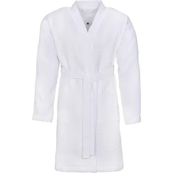 Vaflový župan VOSSEN do sauny, BÍLÝ, unisex - veL. XS