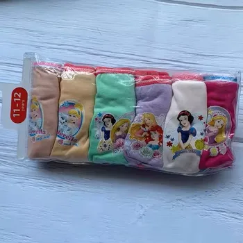 Dívčí spodní kalhotky (balení 6 ks) s Disney postavičkami Motiv: 3 se Sněhurkou, Velikost: 11-12 let