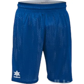 Oboustranné basketbalové trenýrky LUANVI TRIPLE, barva 1502 modrá - bílá, velikost M