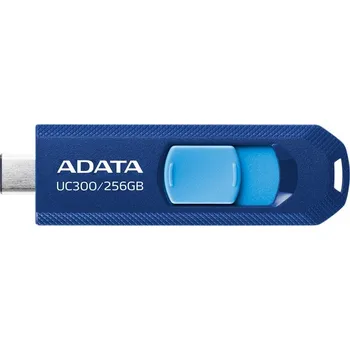 USB flash disk ADATA Flash Disk 256GB UC300, USB-C 3.2, modrá