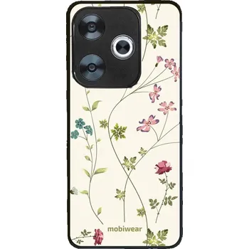 Pouzdro na mobilní telefon Lesklý kryt Mobiwear Glossy - Xiaomi Poco F6 5G - G035G - Tenké rostlinky s květy (Prémiové lesklé pouzdro, obal, kryt Mobiwear Glossy na mobil Xiaomi Poco F6 5G - G035G - Tenké rostlinky s květy, materiál Plast + TPU silikon - krytí po všech stranách,)