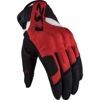 Rukavice LS2 SILVA MAN GLOVES BLACK RED - XL