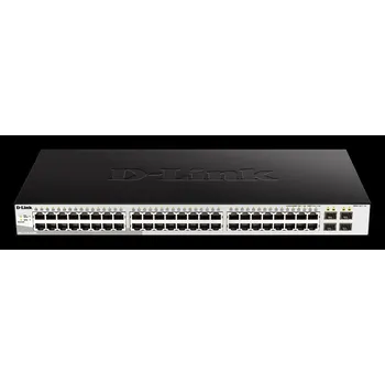 Síťový prvek D-Link DGS-1210-52/ME/E 48-Port 10/100/1000BASE-T + 4-Port 1 Gbps SFP Ports Metro Ethernet