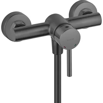 Vodovodní baterie Oltens Molle sprchová baterie nastěnná grafitová 33000400