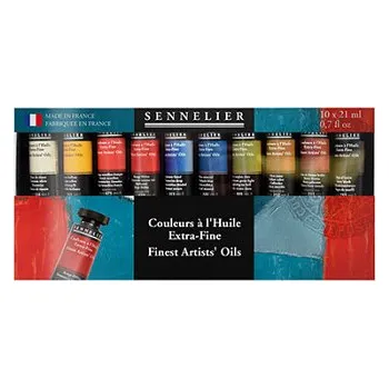 Olejová barva Sennelier sada olejových barev 10x21ml (Sennelier sada olejových barev 10x21ml)