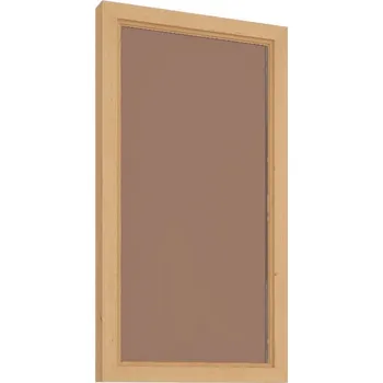 Okno do sauny 92x490x890mm bronze olše