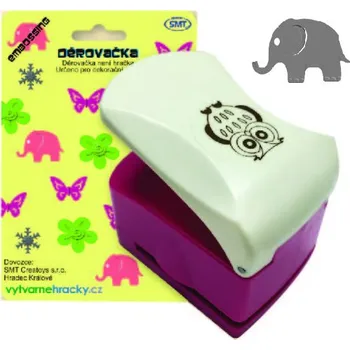 Děrovačka Creatoys Děrovačka s embosing efektem - slon
