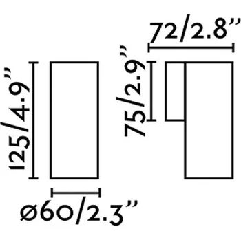Lampička FARO BARCELONA Nástěnné bodové svítidlo Stan, bílé, hliník, Ø 6 cm - Délka nástěnného držáku 7,5 cm bílá 1 x 5 W LED - Doprava zdarma