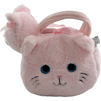 plyšák PLYŠÁKOV - Plyšová kabelka Kočka s kočičkou Elinkou