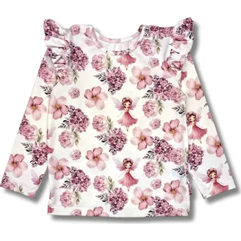 Chrisma Dívčí triko s volánem 24902 Rozměr: 98