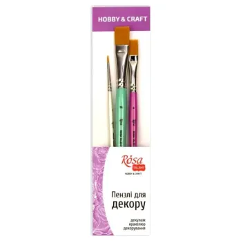 Umělecký štětec Sada štětců Rosa Talent č. 3 (Sada štětců Rosa Talent č. 3)