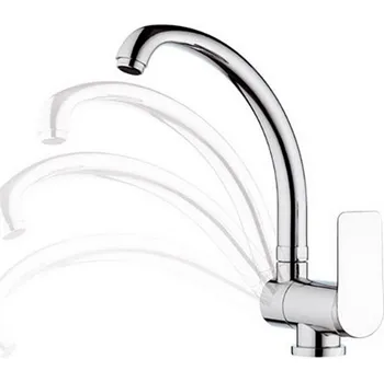 Vodovodní baterie Baterie ARNO 42R08 dřezová stojánková nikl broušený BAREI42R08