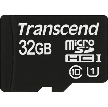 Paměťová karta TRANSCEND MicroSDHC karta 32GB Premium, Class 10 UHS-I 300x, bez adaptéru
