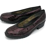 Dámské kožené lodičky 45085 ARA KOM vínové Barva: brombere, Velikost: 38